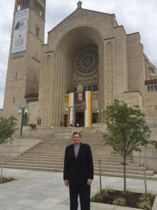 In front of Basilica